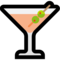 Cocktail Glass emoji on Microsoft